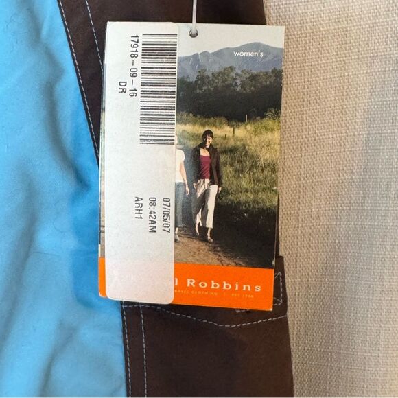 Royal Robbins Radeau Azure Blue Brown Color Block Shorts Quick-Drying 16 NWT - Picture 4 of 7